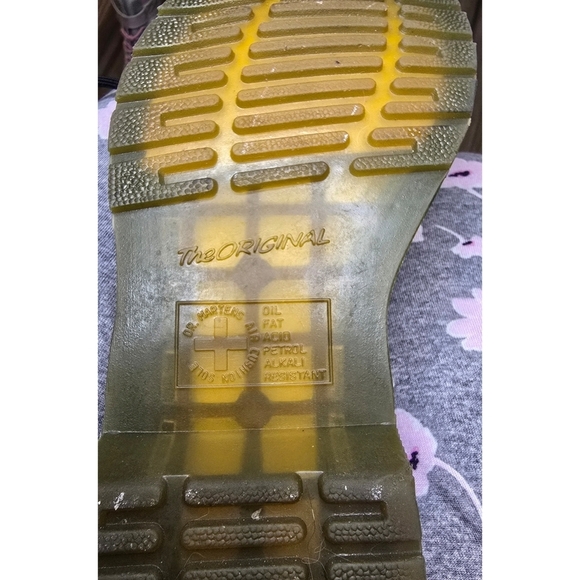 Doc Martens Pascal Pewter Spectra Metallic Leather Boots, Size 6 US - Picture 13 of 13